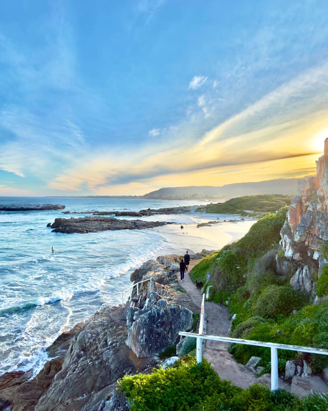 The cliff path above Hermanus looking out over Walker Bay